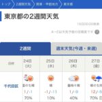 【速報】東京の最低気温、ガチでバグるｗｗｗｗｗｗｗｗｗｗｗｗｗｗｗｗ