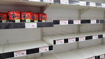 【韓国製】辛ラーメン　有害物質が検出され台湾に続きタイでも流通禁止に