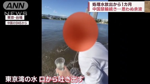 在日中国人ソムリエ　東京湾の海水を飲んで味を報告ｗｗｗｗｗｗｗｗｗｗ
