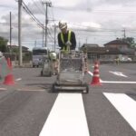 日本「もう金が無いから横断歩道の白線を減らそう」