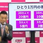 【れいわ】大石あきこの裏金疑惑で炎上中のれいわ山本太郎　信者に凄まじい額の寄付を依頼ｗｗｗｗｗｗｗｗｗｗｗｗ