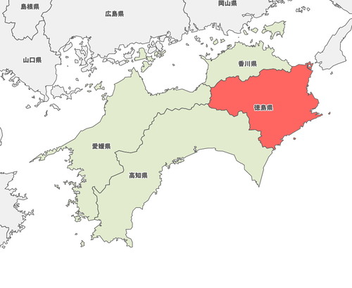 徳島県の人口　激減して大正時代に戻る