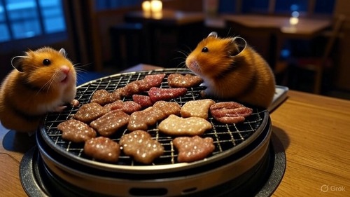 焼肉の敵「お、肉来たな！全部網に乗せるぞ！」