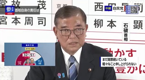 選挙ボロ負けの石破茂　顔がホラーすぎると話題に