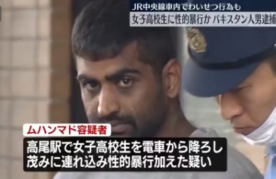 【東京】女子高生を草むらで性的暴行したパキスタン人が海外で話題に「日本は世界で最も安全で清潔な国の一つですが、移民推進によって5年以内に掃き溜めに変わると思います。」